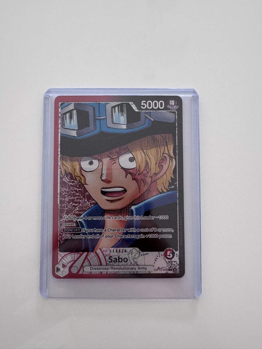 Bandai Carte collezionabili: One Piece Karte, Sabo - OP13-004 – Nuovo (secondo la descrizione) da Seon venduto da baeruu