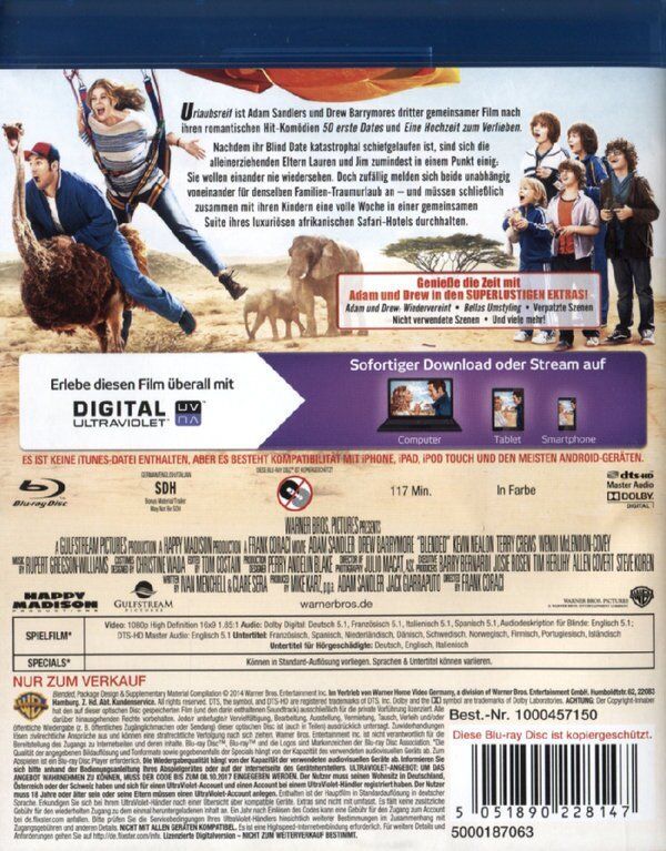 Tutti i DVDs: Urlaubsreif [Blu-ray] – Nuovo (secondo la descrizione) da Laupen ZH venduto da Moviesammler 1