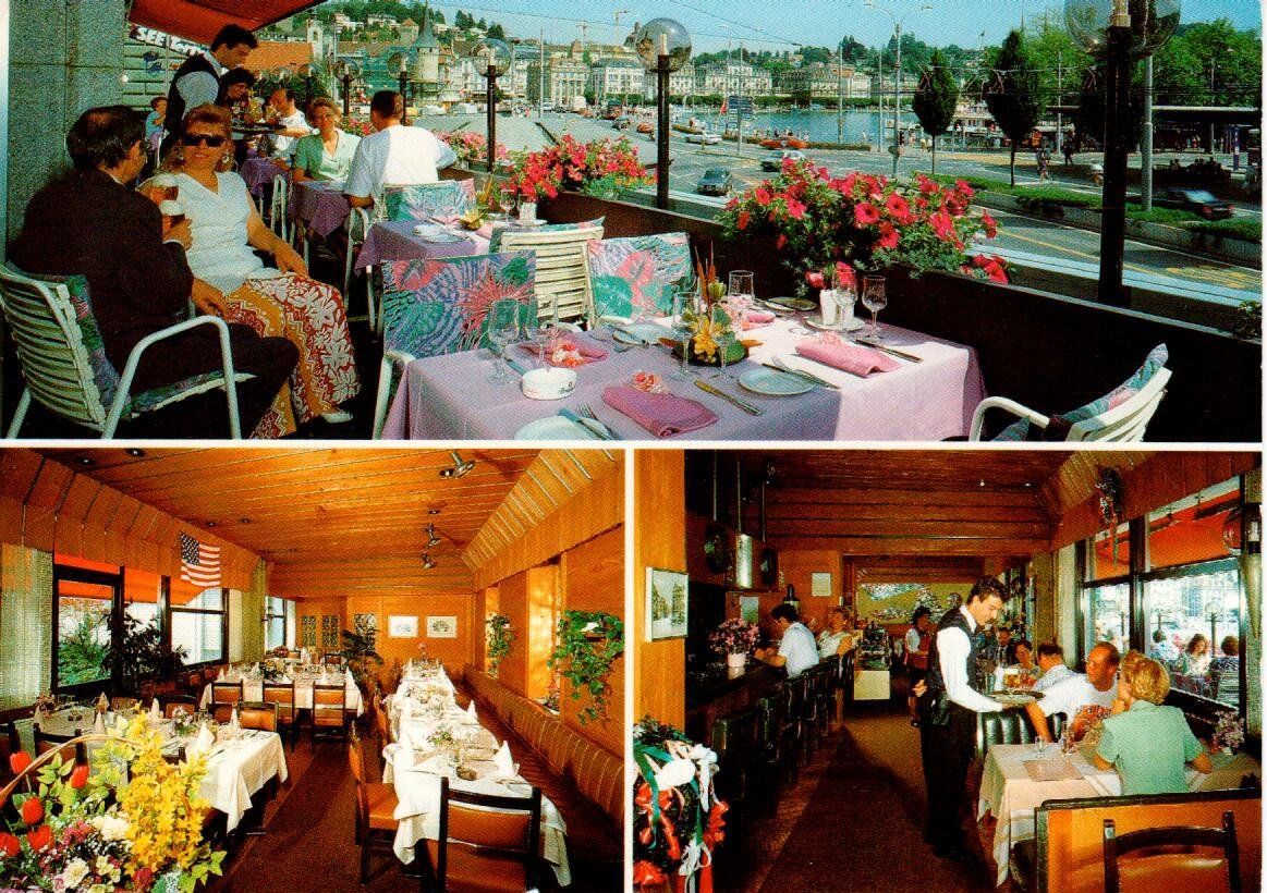 Ansichtskarten: Restaurant Gotthard Luzern – Gebraucht aus Wolhusen von Curver9