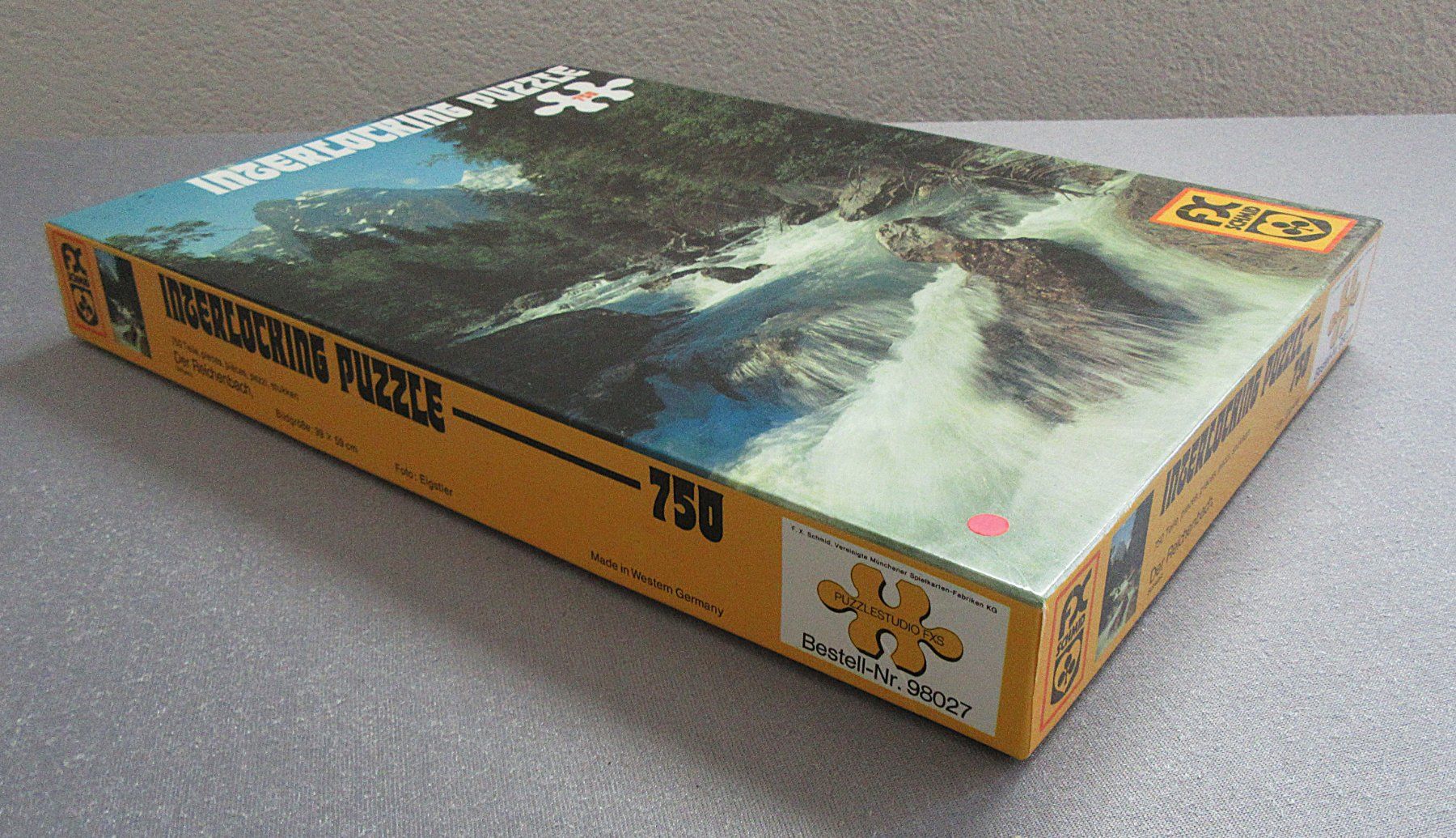 Puzzle: Schmid Puzzle - Der Reichenbach • Schweiz - 750 Teile – Usato da Auenstein venduto da Padabimbim 9