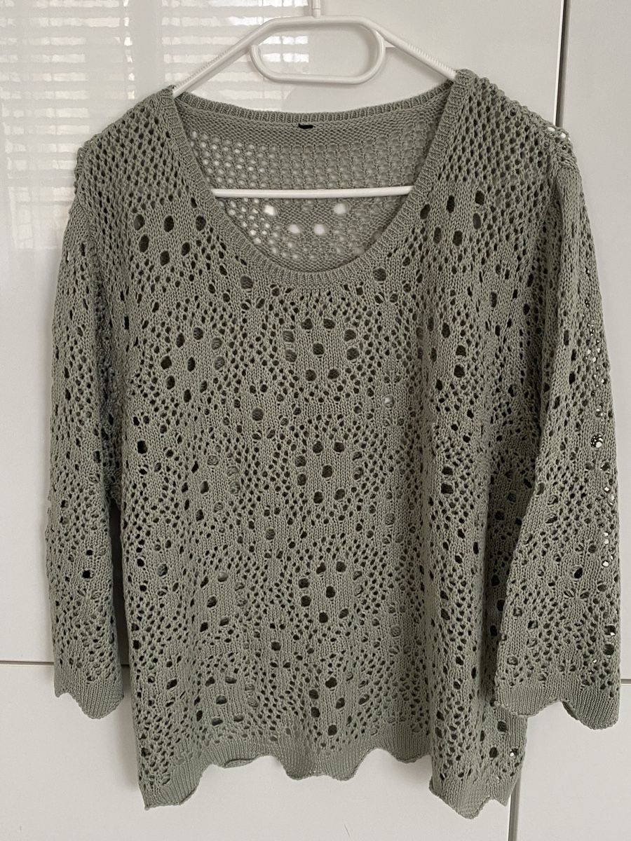 Pullover & Sweatshirts: Strickpullover grün Gr 42 neu – Neu (gemäss Beschreibung) aus Brugg AG von Honeybee6