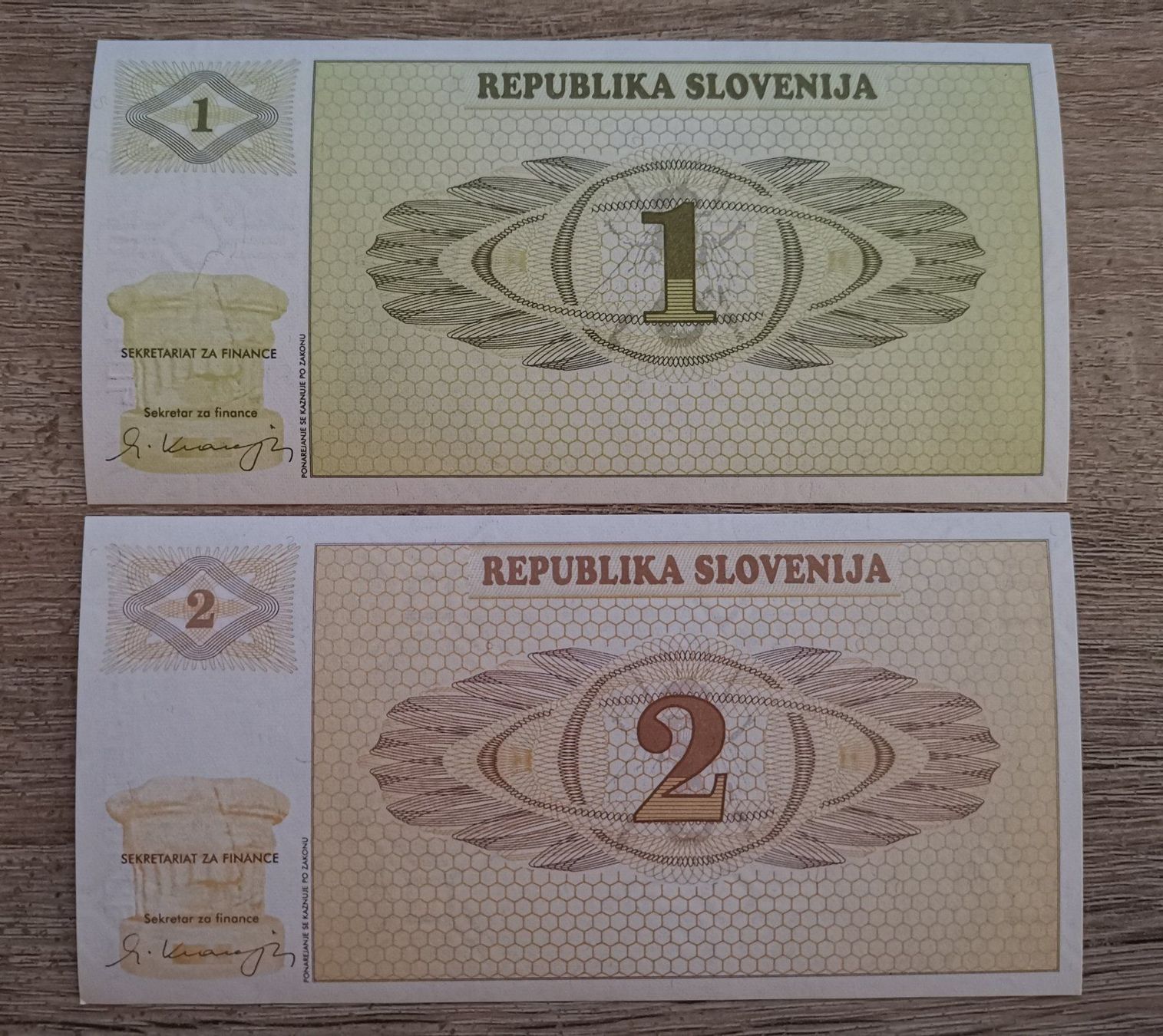 Banconote: SLOVENIA 1,2 TOLAR UNC – Nuovo (secondo la descrizione) da Cousset venduto da Patricio77 1