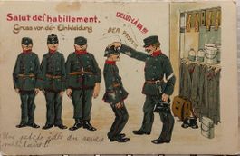 Militaire - Salut de l'habillement - 1915