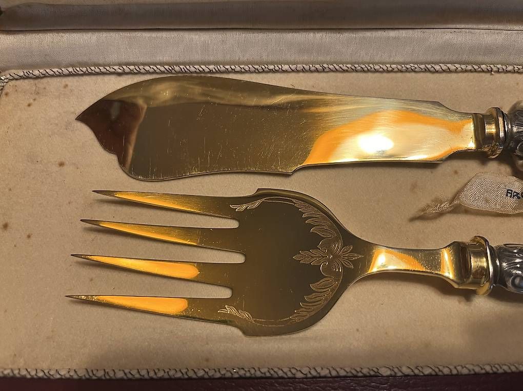 Set di posate: Set posate pesce in argento 800 – Usato da Lugano venduto da Emi.2798 2