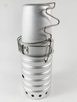 Borde Trinkflasche Kocher Halter Tasse Aluminium Armee CH
