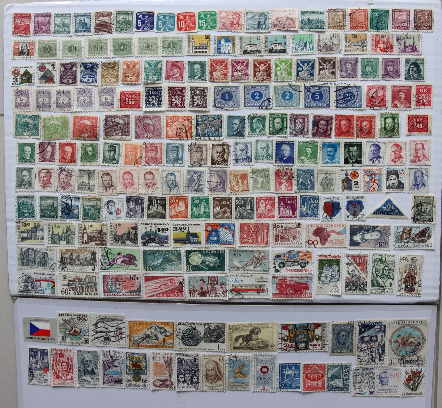 Tutti i francobolli: Briefmarken aus Tschechoslowakei – Usato da Oberentfelden venduto da lakipul