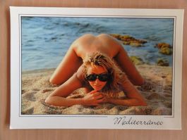 Erotik - AK - Mediterraneo - femme plage