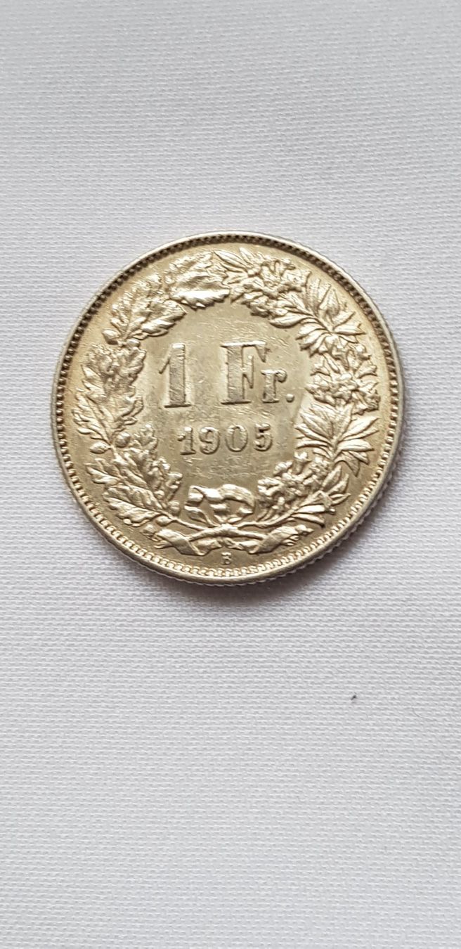 Tutti le monete: 1 Franken 1905 Schweiz – Usato da Dällikon venduto da Toyfan 4
