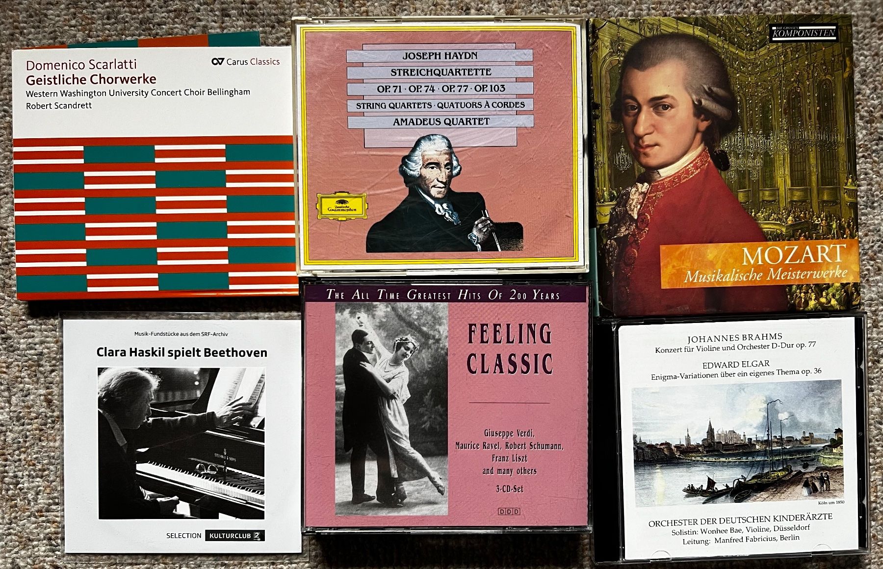 CD: 30 CDs TOP KLASSIK SAMMLUNG CLARA HASKIL M.ARGERICH MUTTER – Usato da Unterseen venduto da vinylmore 5