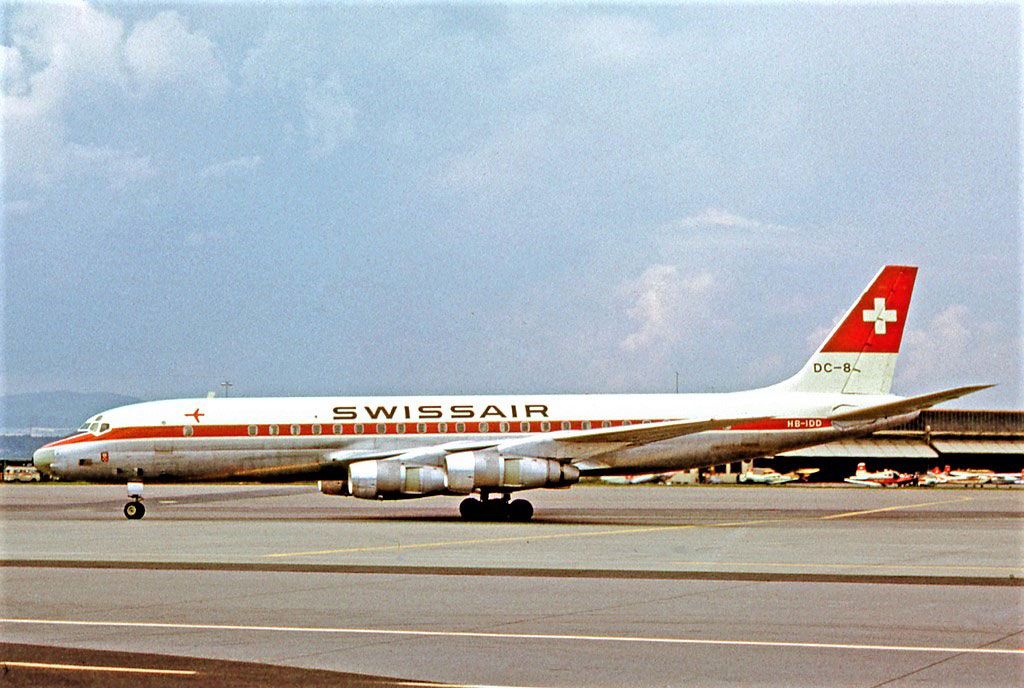 Swissair Aschenbecher: Swissair Aschenbecher, DC8 – Gebraucht aus Safenwil von Corahund 2