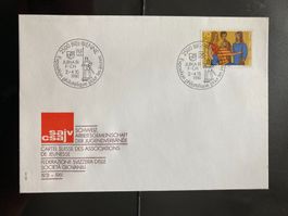 Schweiz 1981 Sonderstempel Biel Bienne JUBILA F-CH Jeunes