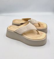 Vagabond Plateau Sandalen Gr. 36 Leder Beige