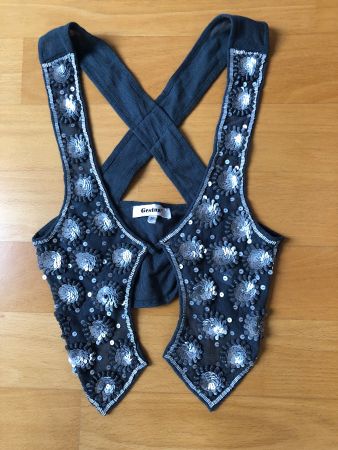 GESTUZ Gilet Damen mit Pailletten