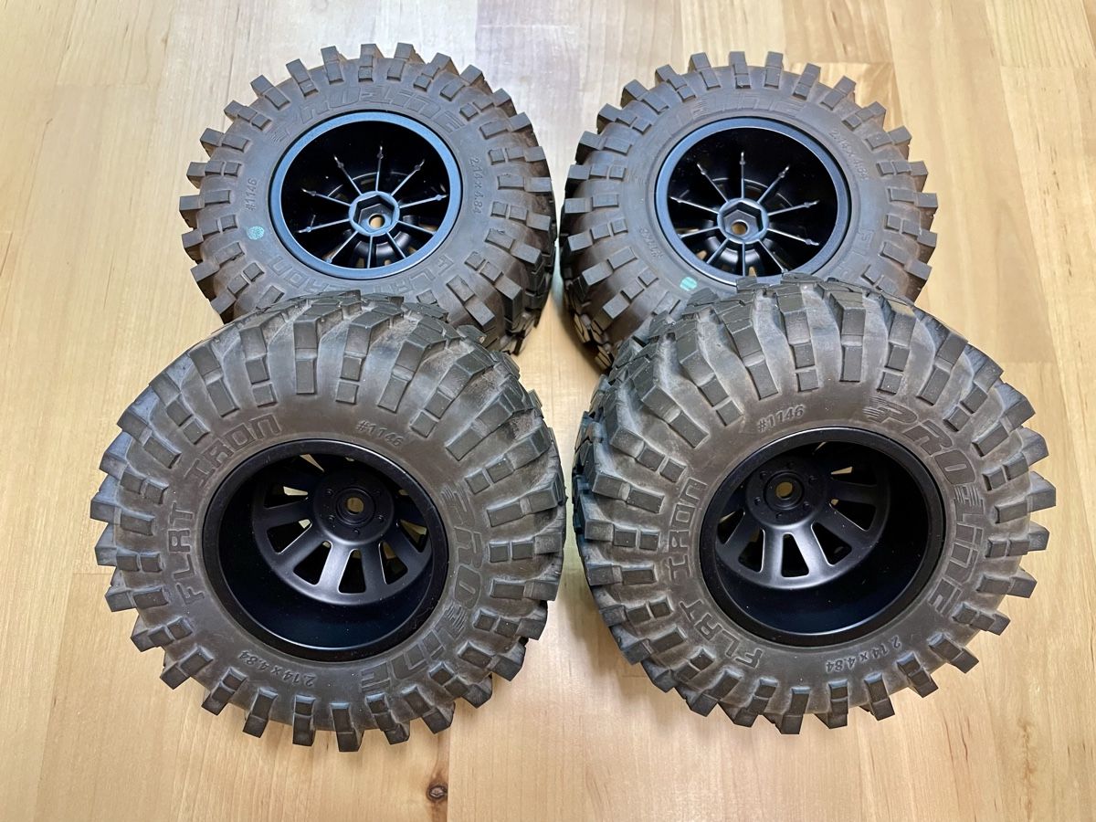 Modellismo RC: Proline / Tamiya Crawler off road tires & wheels – Usato da Klingnau venduto da Danjsmith