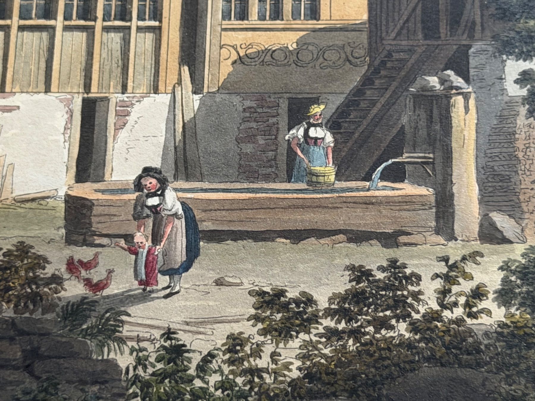 Gravures: Aquatinte chalet Bernois 1820 – D'occasion à Choulex par collectart 6