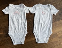 2 Body für Baby, kurzarm, mit Druckknöpfen, 86/92