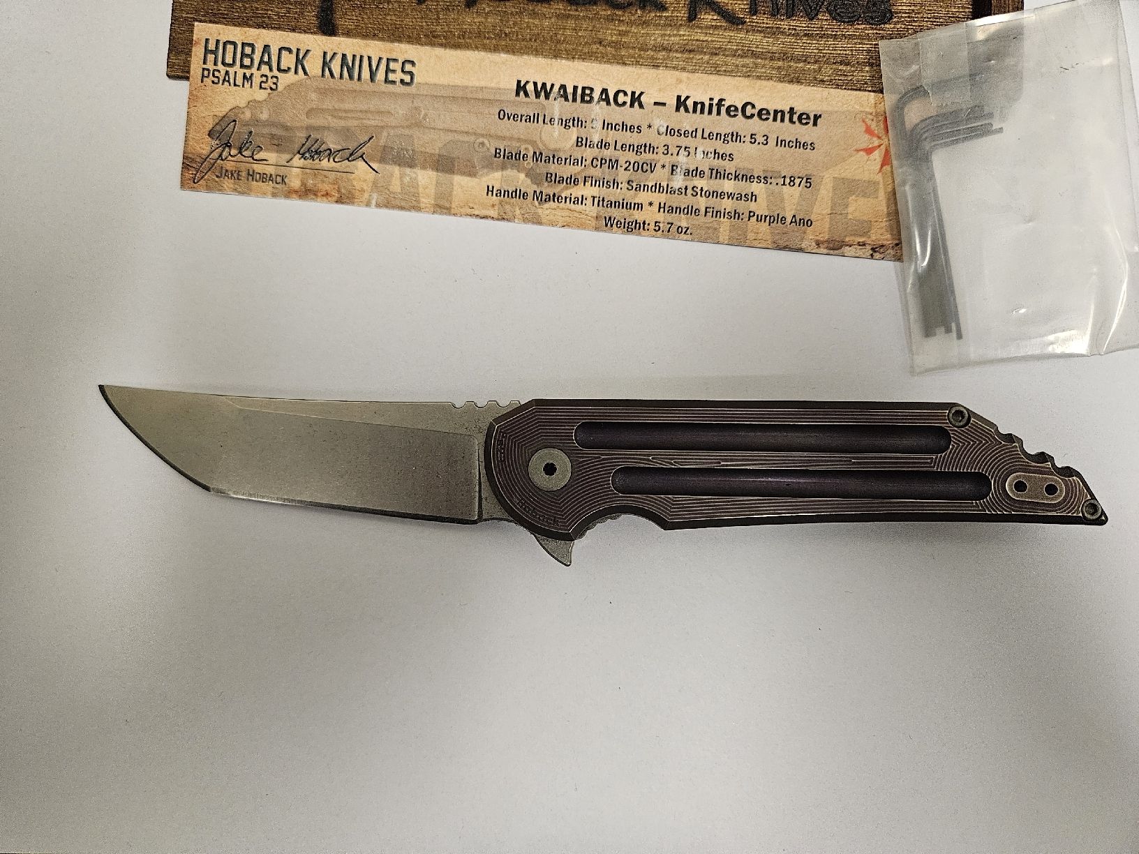 Zubehör: Hoback Knives Kwaiback – Neu (gemäss Beschreibung) aus Affoltern am albis von nik8953 3