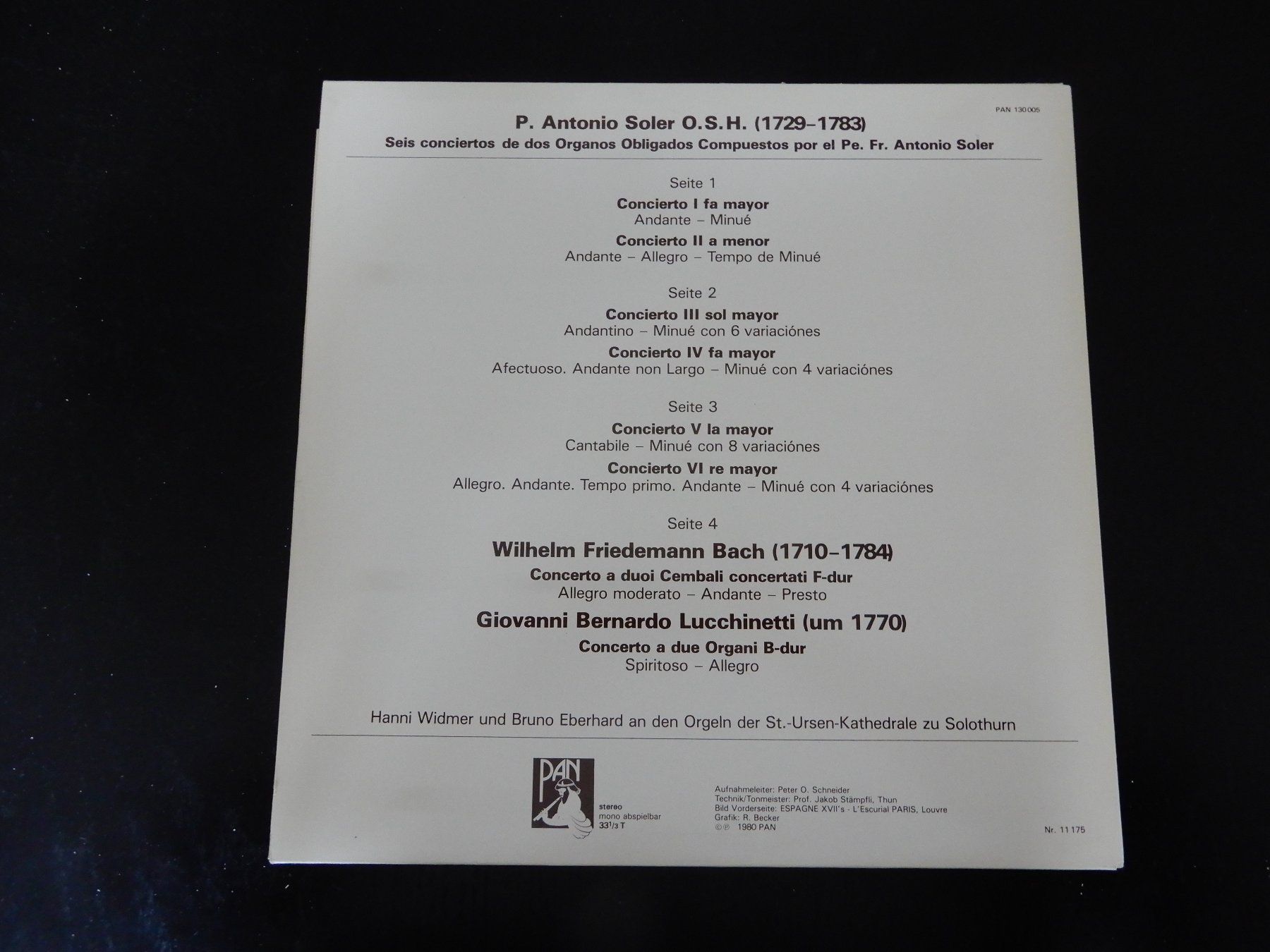 Dischi in vinile: Musik Für Zwei Orgeln – Usato da Erstfeld venduto da Mario_boe0 3