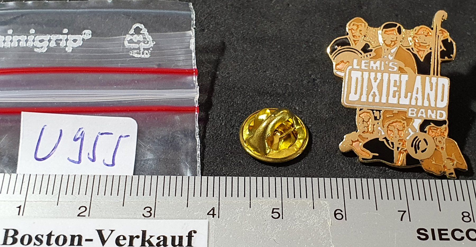 Plaketten & Abzeichen: U955 - Pin Lemi's Sixieland Band – Gebraucht aus Reinach BL von Boston-Verkauf 1