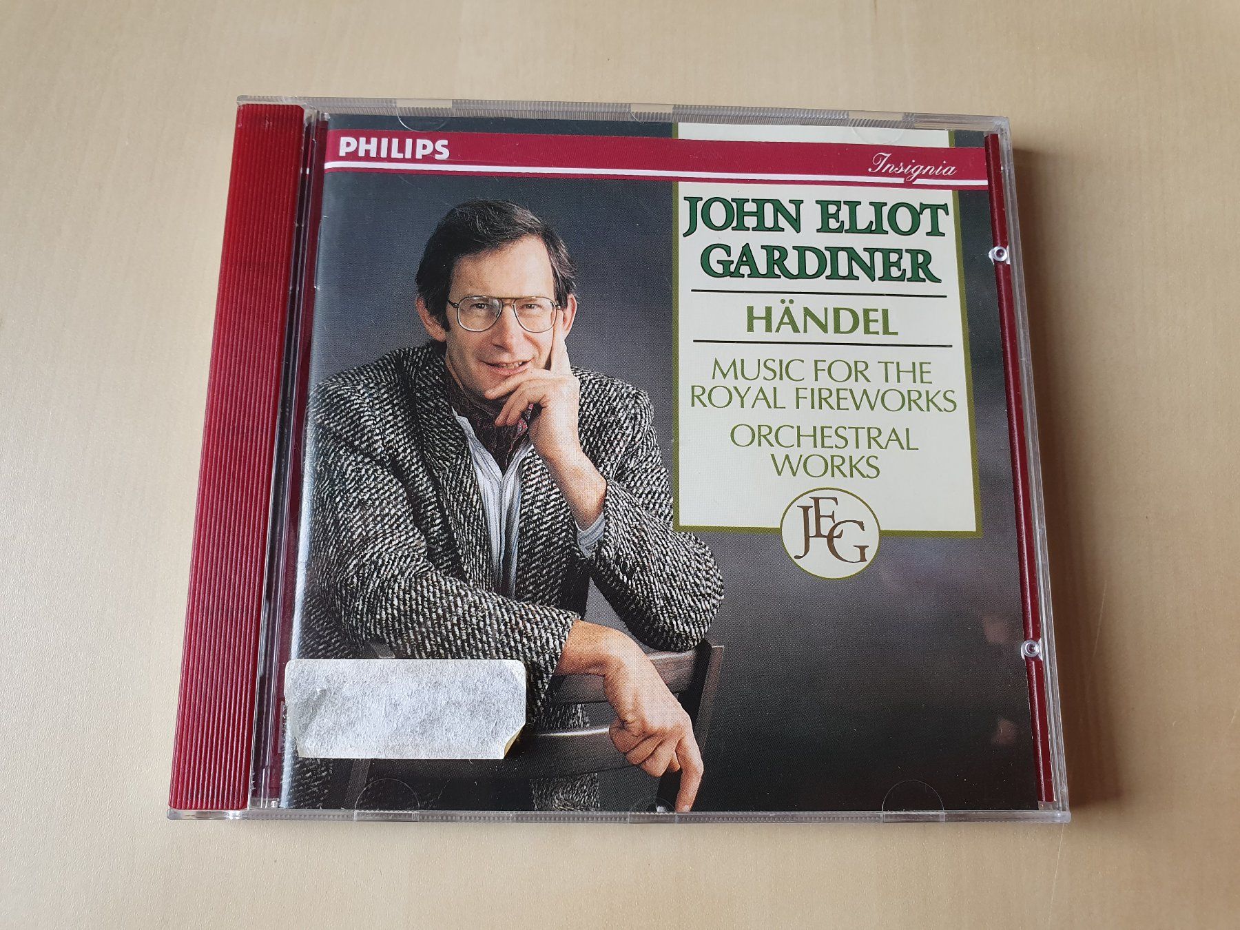 CD: John Eliot Gardiner Händel Music for Royal Fireworks – Usato da Stansstad venduto da collectorsshop