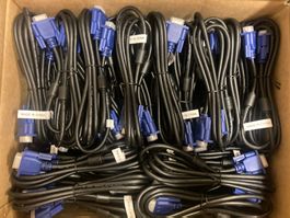 50 Stück / VGA-Kabel 1,8m / NEU