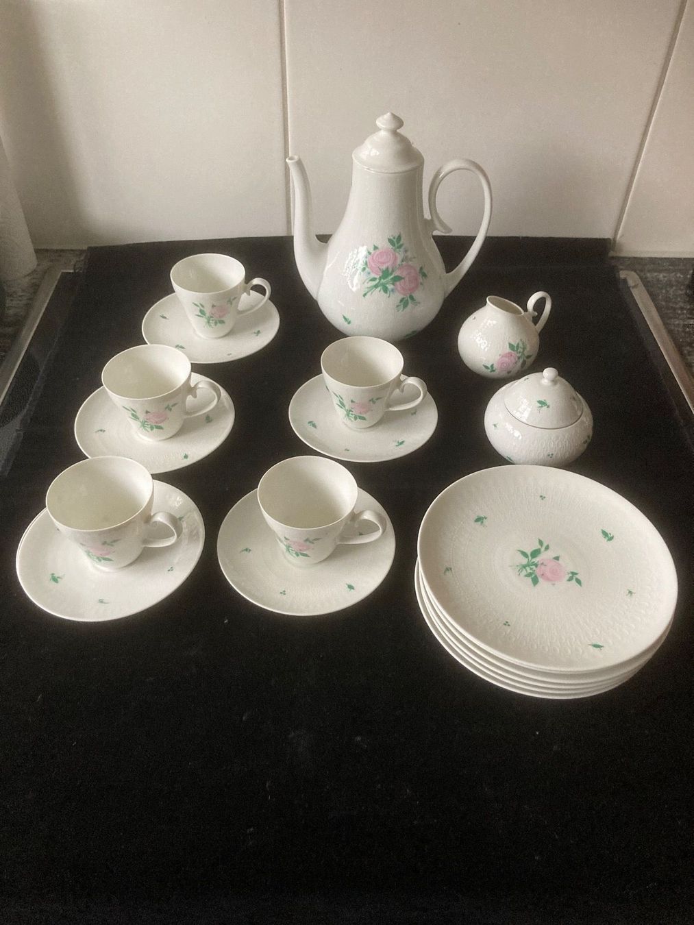 Rosenthal Set di piatti: Rosenthal Mocca-Service mit 5 Tässchen – Usato da Zürich venduto da Chaeffeler