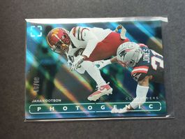 Jahan Dotson /99 Blue Parallel Photogenic 2024 Washington