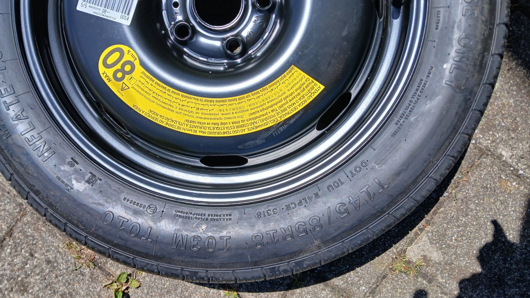 Pneus & Roues: Notrad, Ersatzrad – D'occasion à Algetshausen par Uele0 2