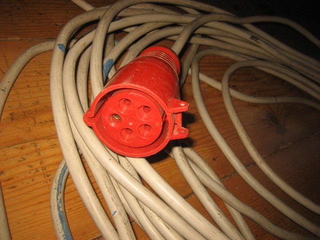 Cavi: Starkstromkabel - 3 Phasekabel / 10m – Usato da Winterthur venduto da pf02 2