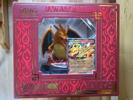 Pokemon Glurak ex super premium Kollektion