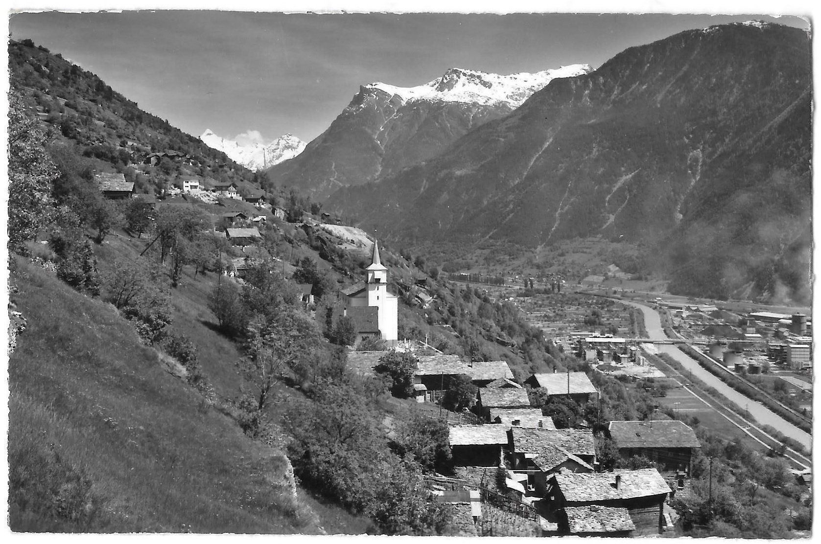 Cartoline postali: Eggerberg Gesamtansicht – Usato da Olten venduto da clotaldi