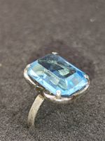 Art Deko 835er Silber Ring mit schmuckstein um 1930j Top