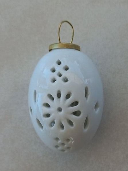 Tutte le decorazioni: Porzellan Hänge Ei – Nuovo e nell'imballaggio originale da Winistorf venduto da acreativ