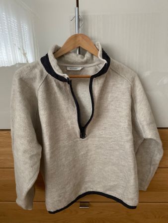 Hessnatur Pullover Wolle/Baumwolle