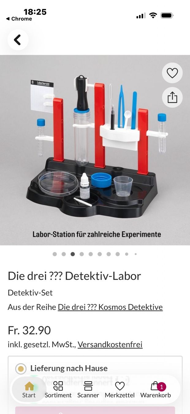 Kosmos Giocattoli: Die drei ??? Detektiv Labor – Nuovo e nell'imballaggio originale da Ebikon venduto da Jascha0 2