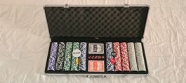 Poker Set Aluminium Case with 500 Chips