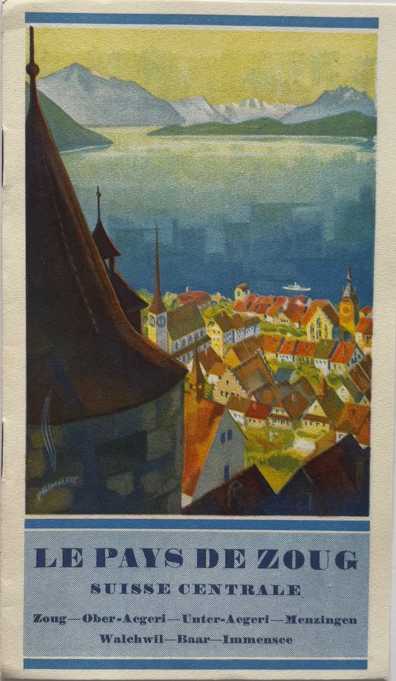 Ansichtskarten: Zug, Menzingen, Walchwil, Baar, Immensee, Albert Steiner – Gebraucht aus Frauenfeld von Merk52