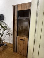 Vitrine Holzoptik mit Glaseinsatz guter Zustand