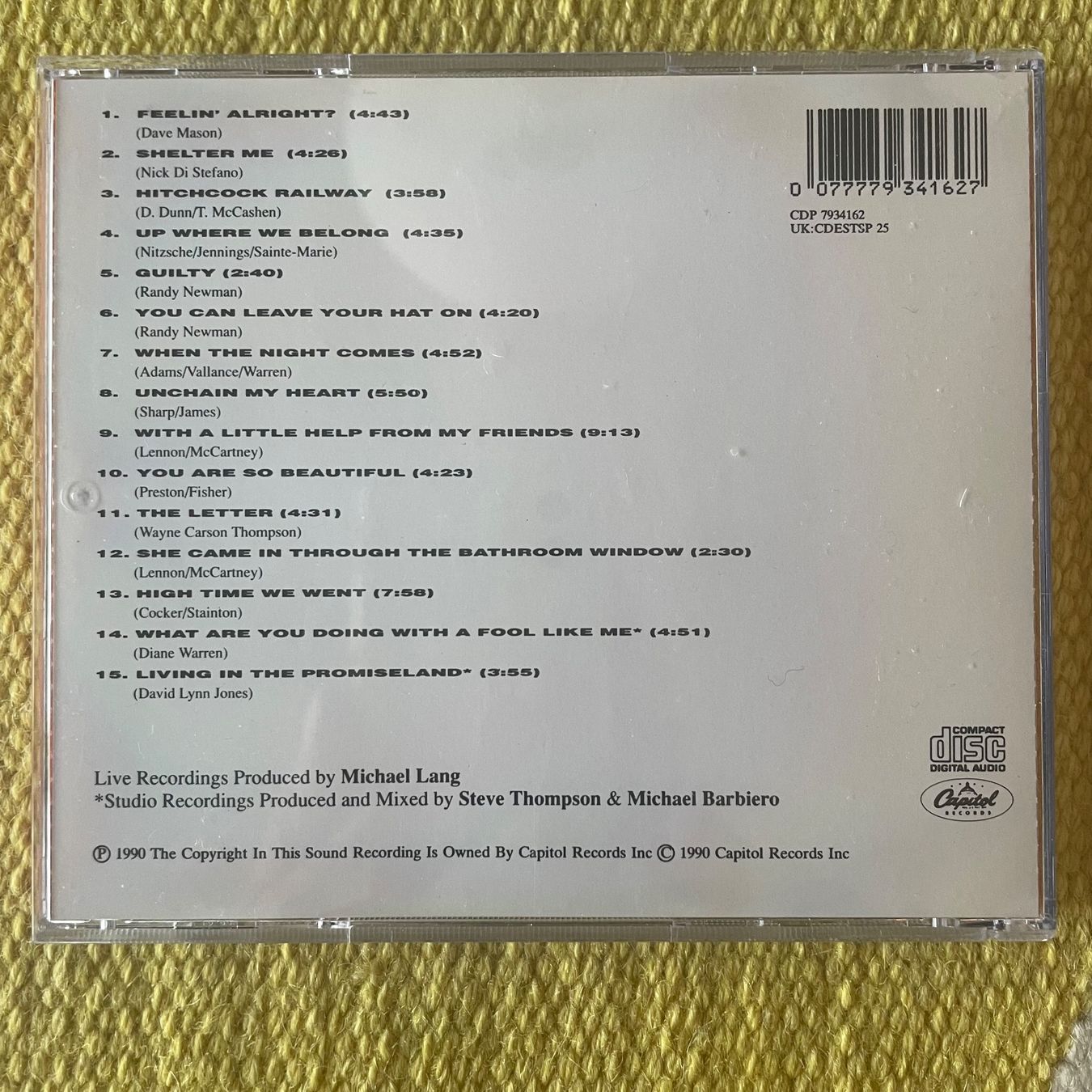 CD: JOE COCKER-LIVE – Usato da Rorschacherberg venduto da CD-Roli 1