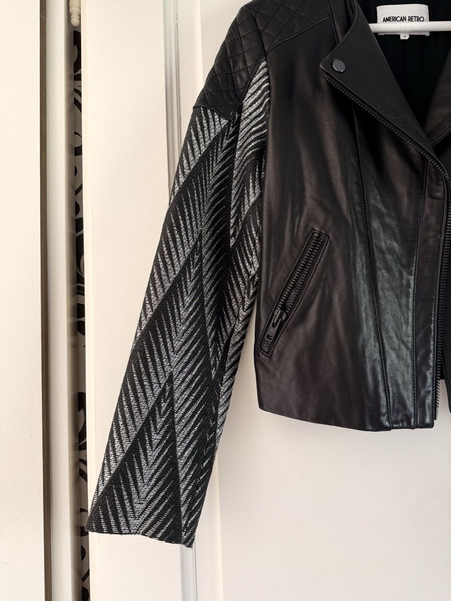 Vestes: American Retro Leather Biker Jacket – Neuf (Voir description) à Corsier-sur-Vevey par Kristina.Nova 2