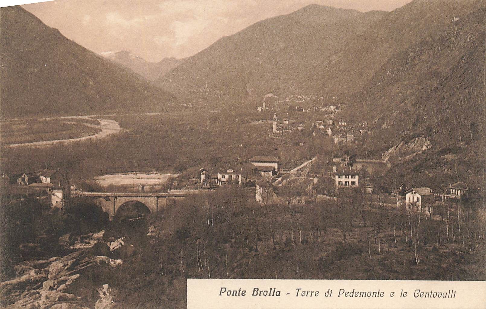 Cartoline postali: Ponte Brolla (TI) Terre di Pedemonte e Centovalli – Usato da Biasca venduto da Blenio71