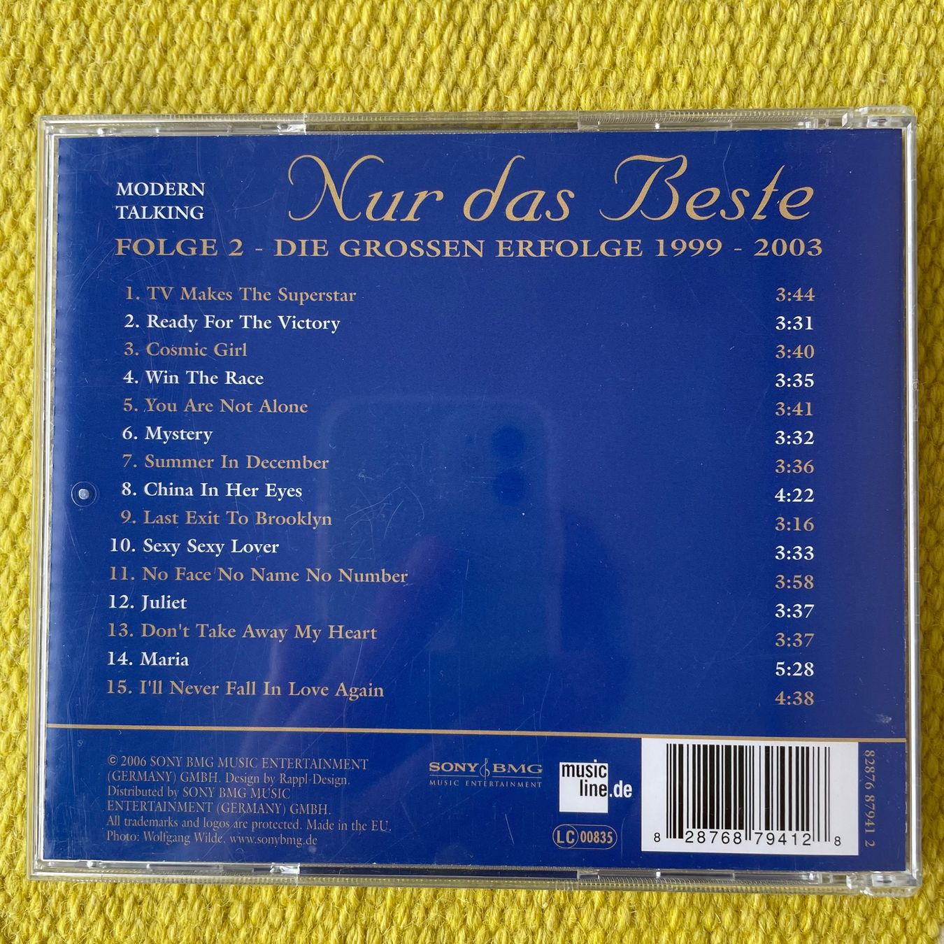 CD: MODERN TALKING-NUR DAS BESTE 1999-2003 FOLGE2 – Usato da Rorschacherberg venduto da CD-Roli 1