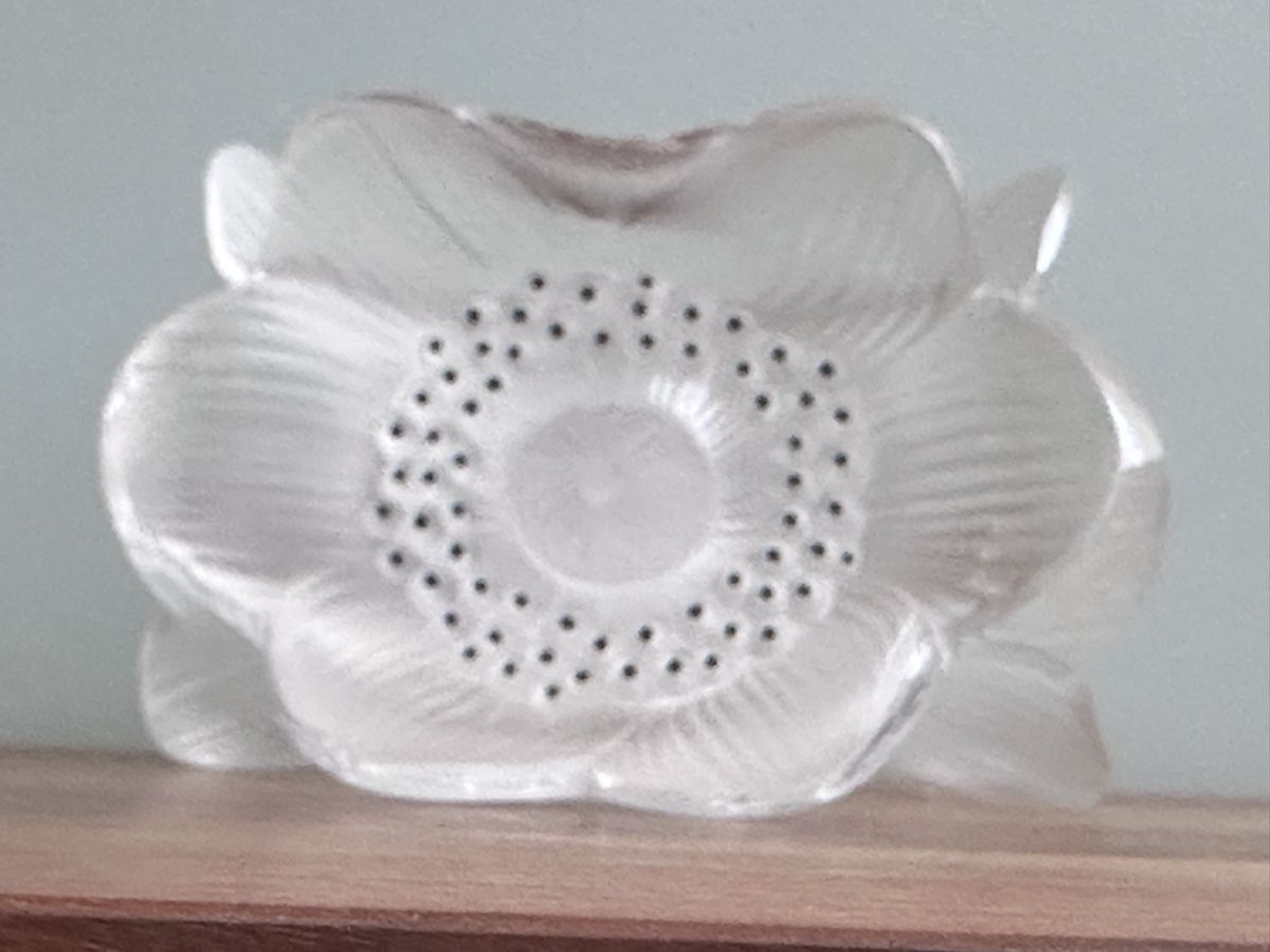 Portacandele: Lalique Flower Candle Holder – Usato da Zürich venduto da Ddechkovd 1