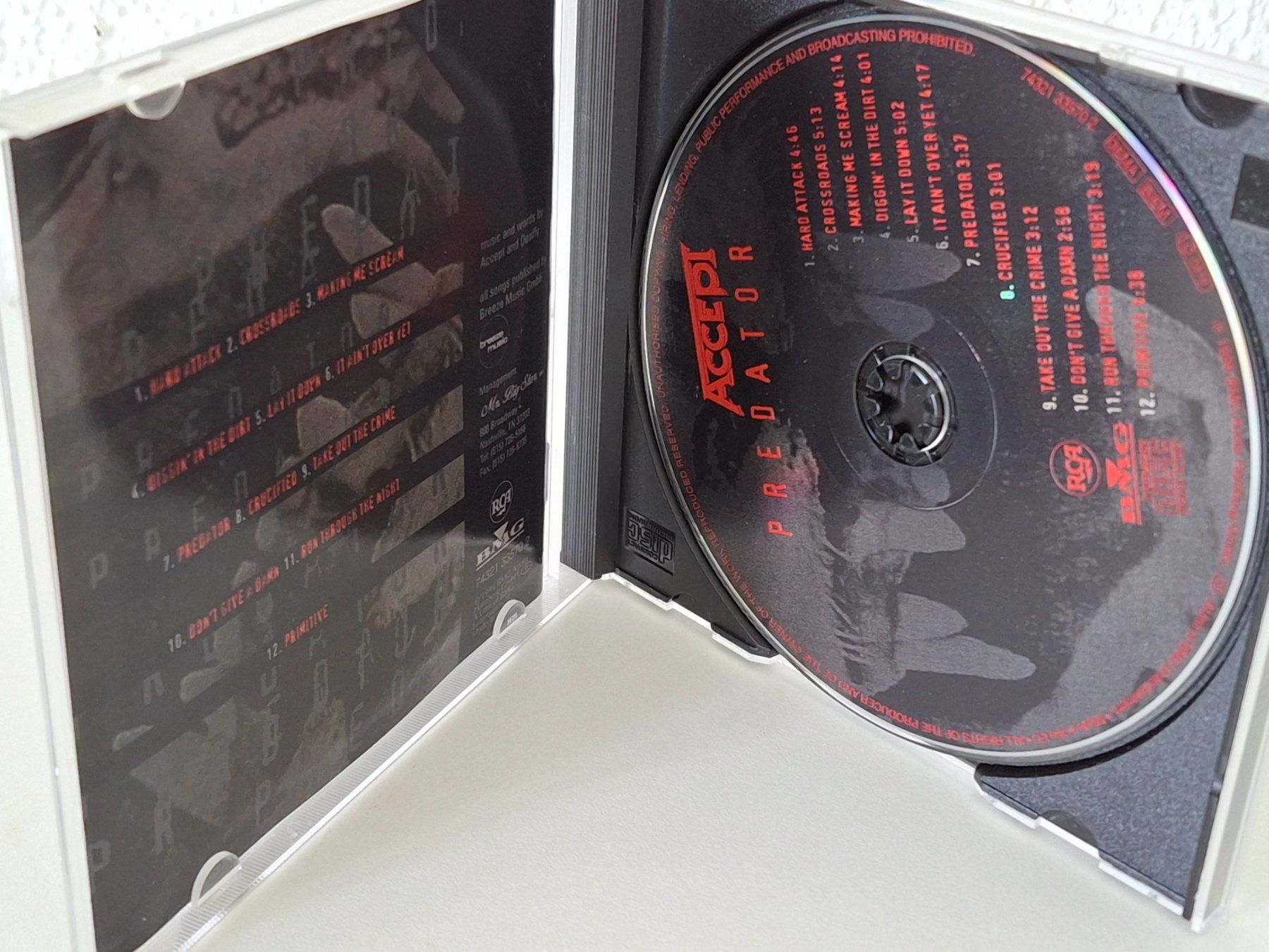 CD: CD Accept - Predator – Usato da Aarberg venduto da Jackup1 2