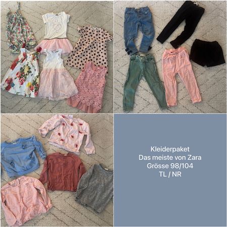Kleiderpaket Mädchen 98/104