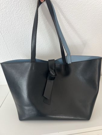 LK Bennet black leather tote