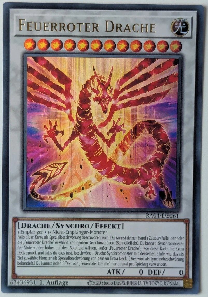 Yugioh Cartes à collectionner: YuGiOh Feuerroter Drache – D'occasion à Altstätten SG par ChangeMaker