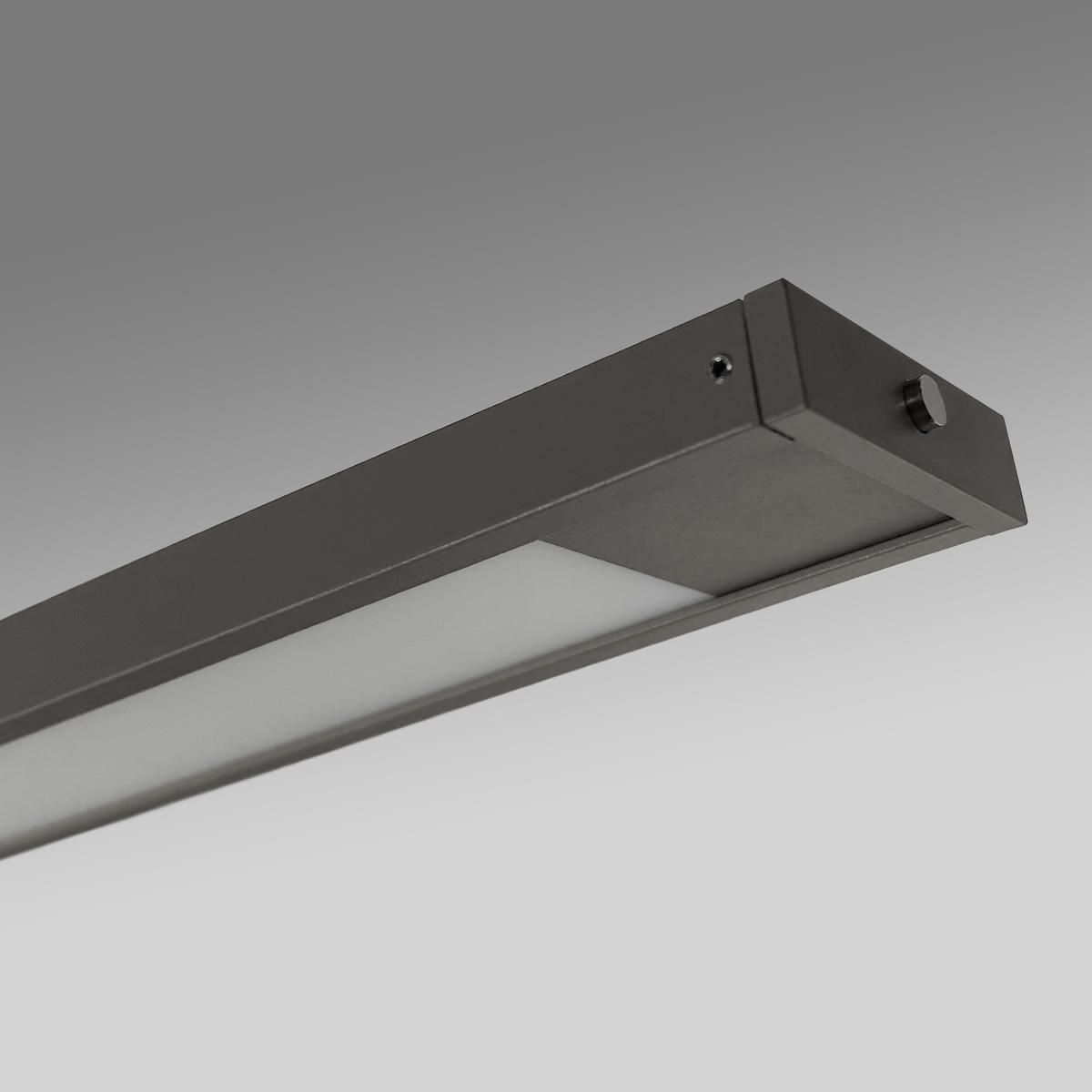 Lampadari & plafoniere: LED Pendelleuchte, Grau, 120 cm x 6 cm – Nuovo (secondo la descrizione) da Kreuzlingen venduto da Smart-Light 3