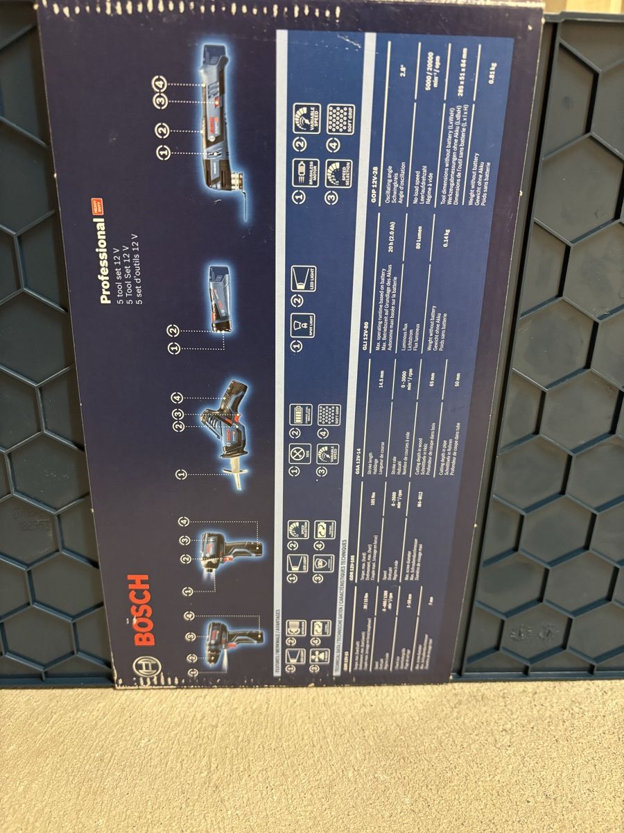Bosch Tous les outils: BOSCH Professional 5 Tool Set 12V neu – Neuf avec emballage d'origine à Scherzingen par fab_flh6 2