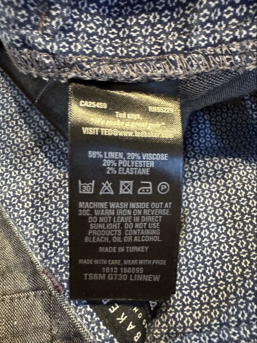 Ted Baker Pantaloni: Ted Baker Leinen Hose 32R – Usato da Stäfa venduto da TuuliM 4